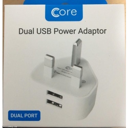 Core Power Adaptor Dual USB